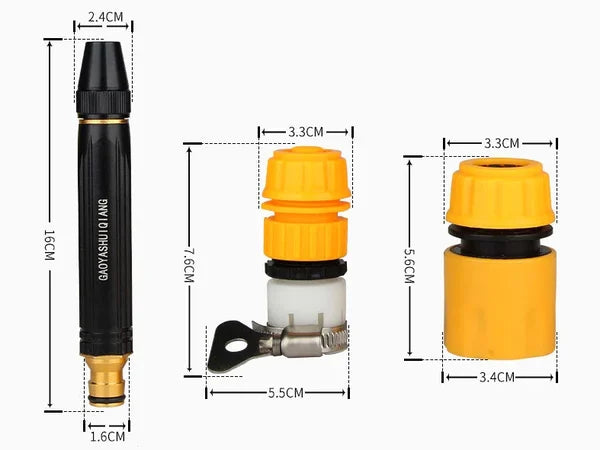 3 Attachment Nozzle Water Pressure Washing Nozzle Sprayer