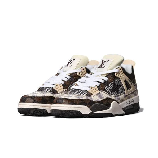 Air Jordan 4 Retro x Louis Vuitton Sneakers  (COD) 🚚19 RS ADVANCE