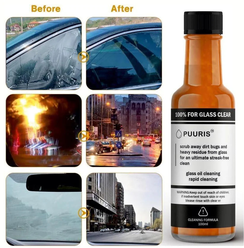 Windshield Glass Oil Film Cleaner 🔥 [BUY 1 GET 1 FREE]🔥