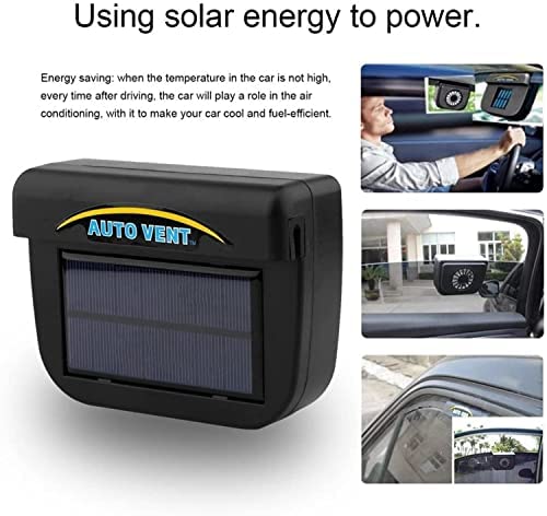 Solar Powered Rubber Stripping Car Ventilation Auto Cool Fan (COD)🚚