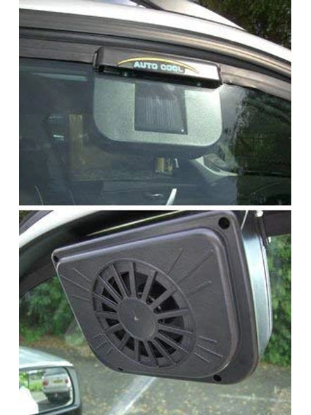 Solar Powered Rubber Stripping Car Ventilation Auto Cool Fan (COD)🚚