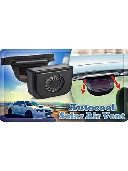 Solar Powered Rubber Stripping Car Ventilation Auto Cool Fan (COD)🚚