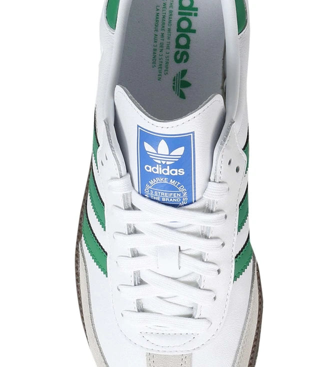 ADIDAS SAMBA OG WHITE & GREEN SNEAKERS (COD)🚚19 RS ADVANCE