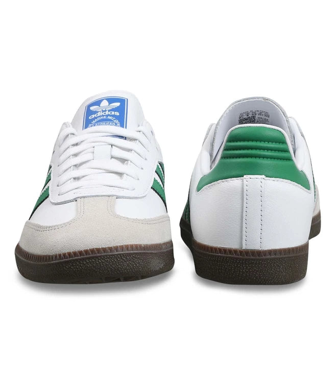 ADIDAS SAMBA OG WHITE & GREEN SNEAKERS (COD)🚚19 RS ADVANCE