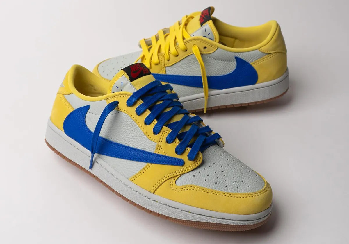 TRAVISCOTT JORDAN 1 LOW CANARY  (COD) 🚚19 RS ADVANCE