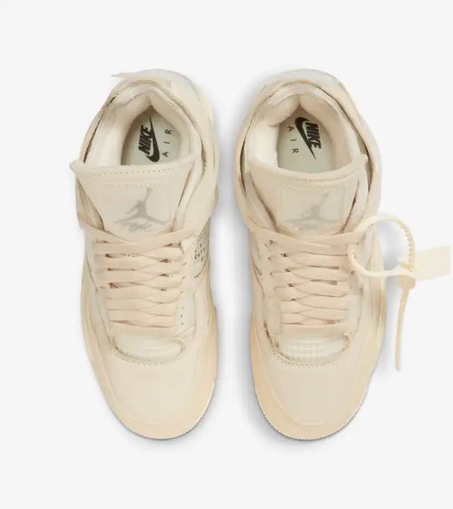 JORDAN AIR RETRO 4 OFF WHITE (COD) 🚚19 RS ADVANCE