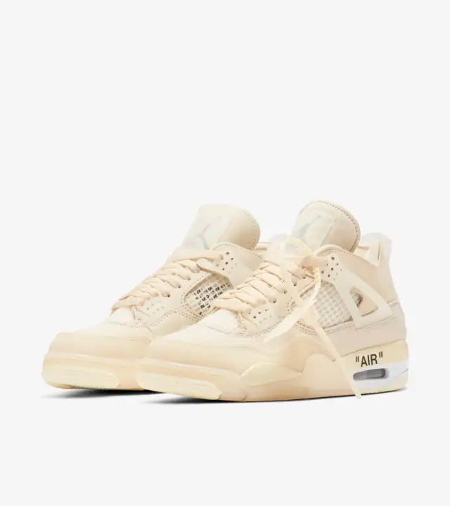 JORDAN AIR RETRO 4 OFF WHITE (COD) 🚚19 RS ADVANCE